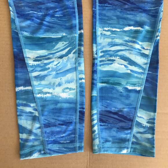Art & Sol Shorelines Multi Blue Leggings L - Picture 5 of 8